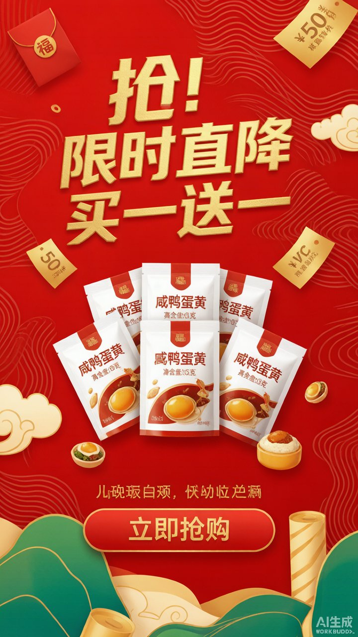 高邮咸鸭蛋黄・电商详情页 9